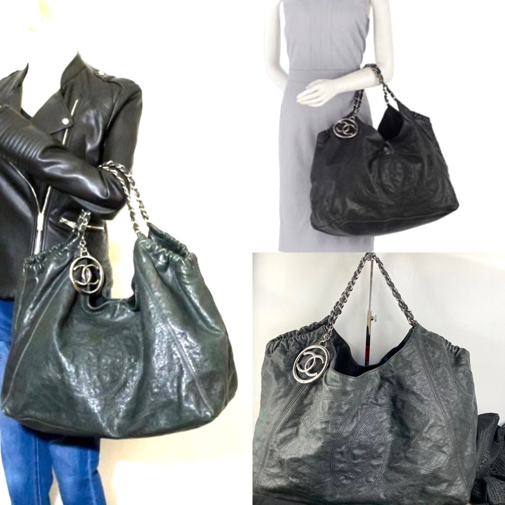 💎✨DISCONTINUED ✨💎XXL CAVIAR CHANEL HOBO CABAS